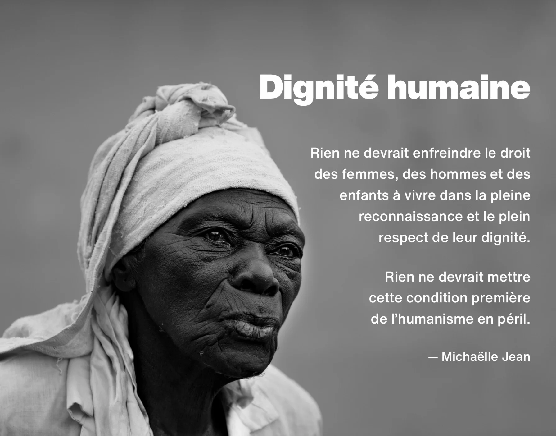 Dignité humaine : une question de vie ou de mort