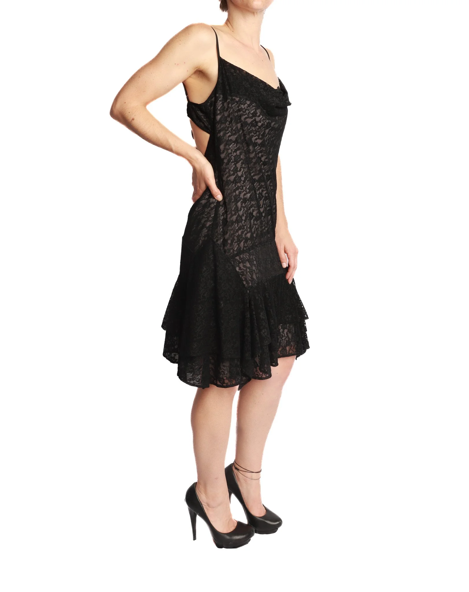 VICTORIAS SECRET Lace Dress Black