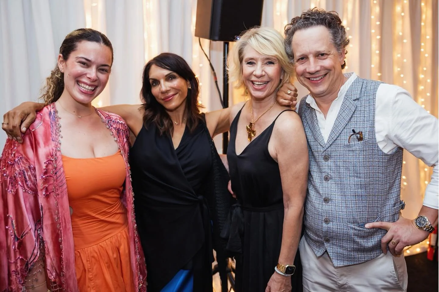 Thank you @laphil for this happy memory of the after-party glow for @anneakikomeyers following her stunning performance of Arturo Marquez&rsquo;s &ldquo;Fandango&rdquo; with @giancarloguerrero.conductor at @hollywoodbowl - a night to remember! 💃🏻🎻