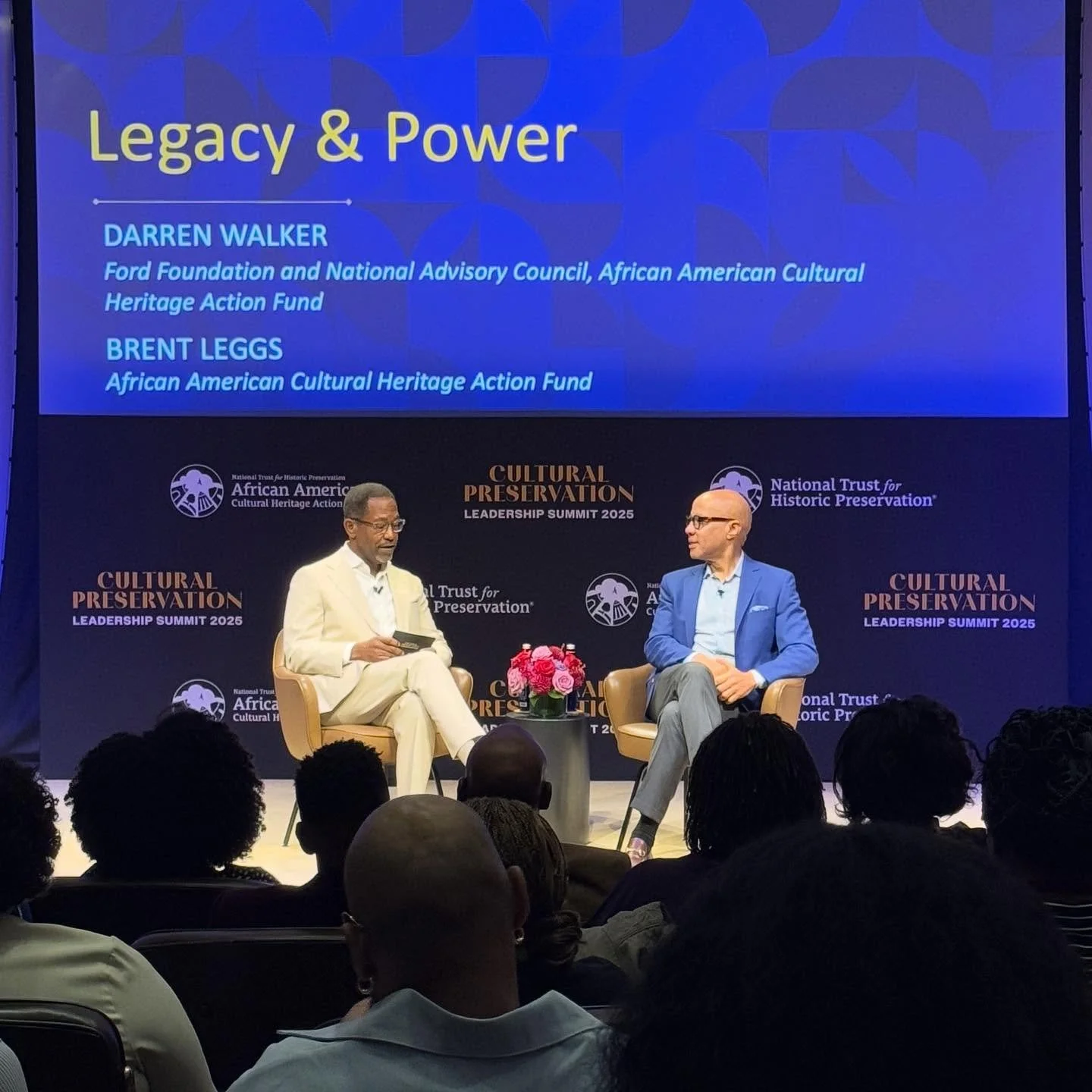 An impossibly inspiring start to this day with @darrenwalker and @brentleggsnthp sharing thoughts about lineage, legacy and stewardship of history as a road to the future.

@fordfoundation
@savingplaces 

#history #preservation #culture