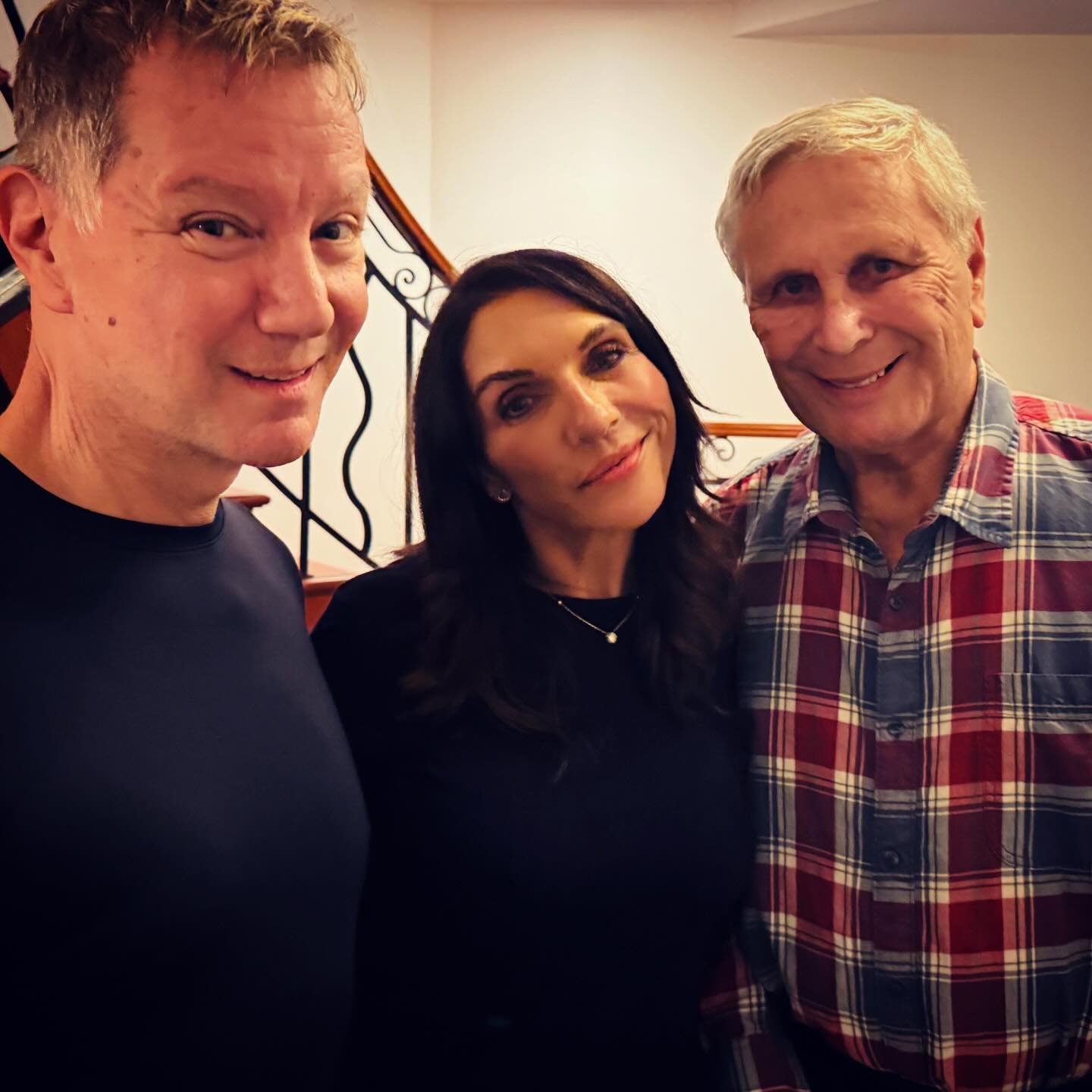 Composer sandwich with John Corigliano and @markadamomusic after a wonderful house concert by @jeffbealmusic ❤️
Be sure to catch Jeff&rsquo;s extraordinary New York Etudes in concert for @deathofclassical March 26 &amp; 27💫