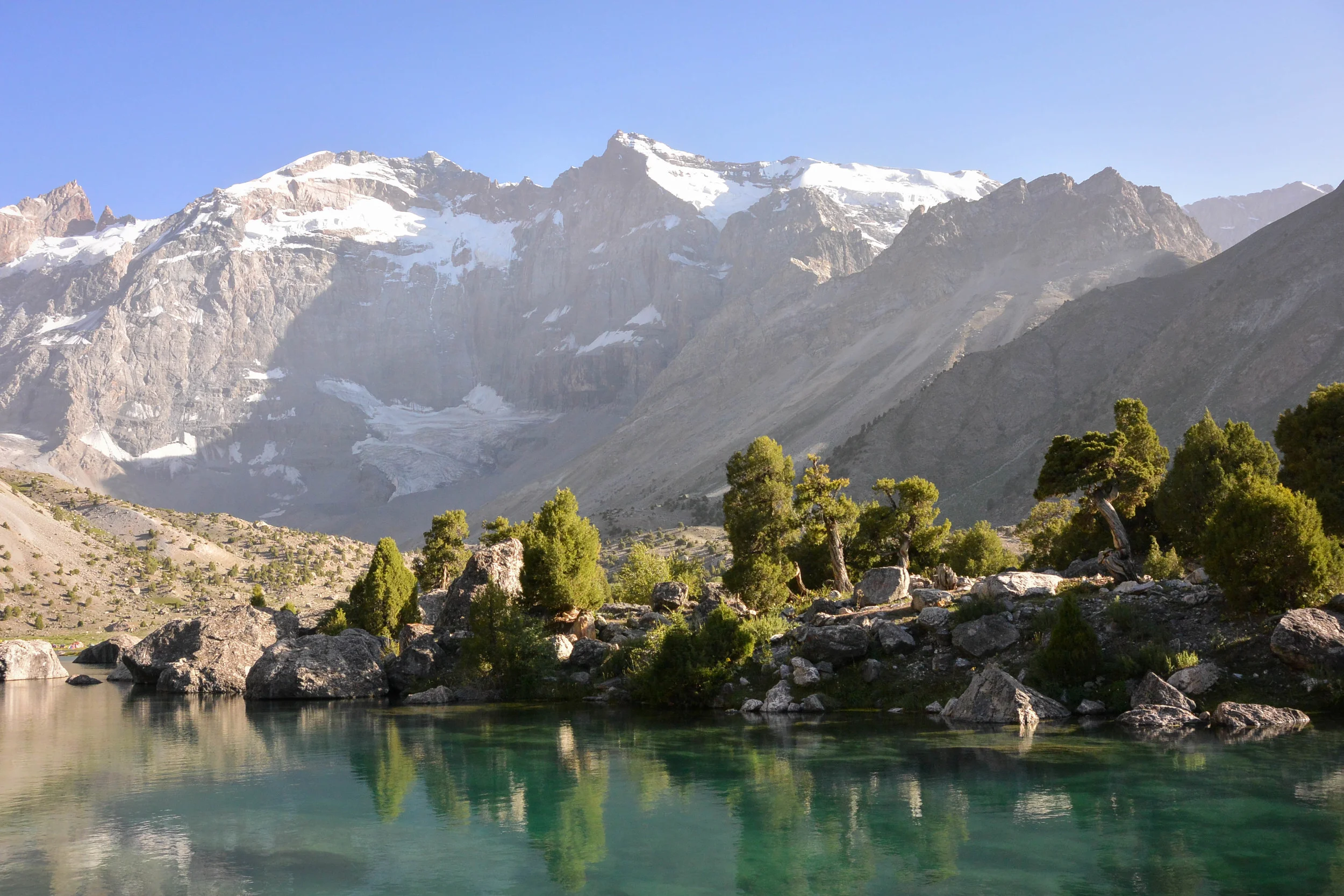 Mirali Wall from the Kulikalon Lakes, Fann Mountains, Tajikistan