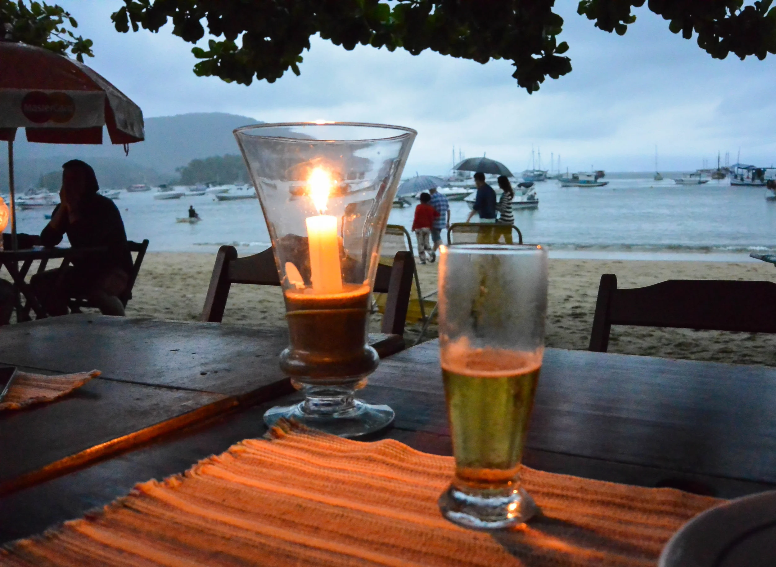 As evening falls...