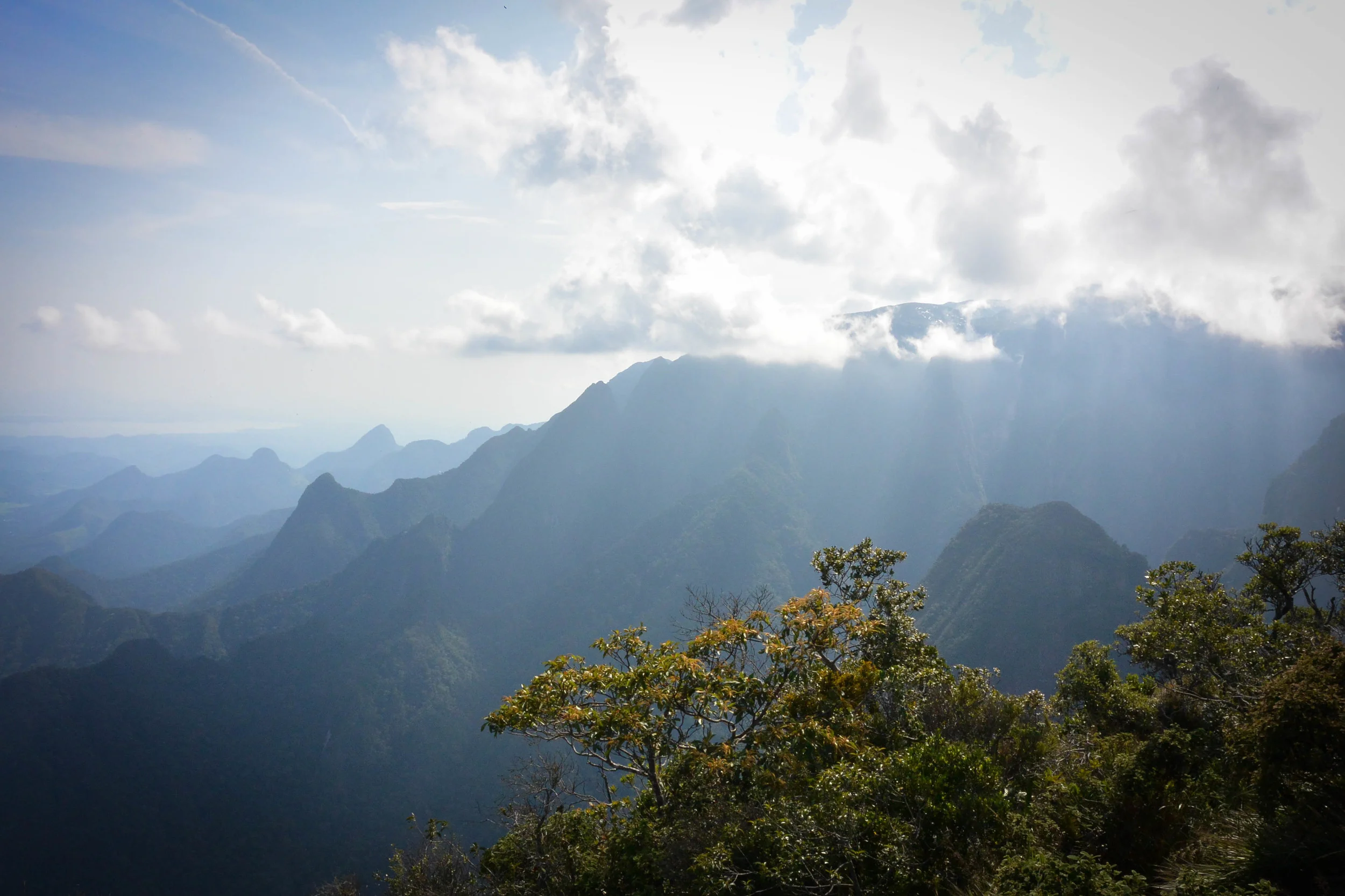 From the top of Dedo de Deus