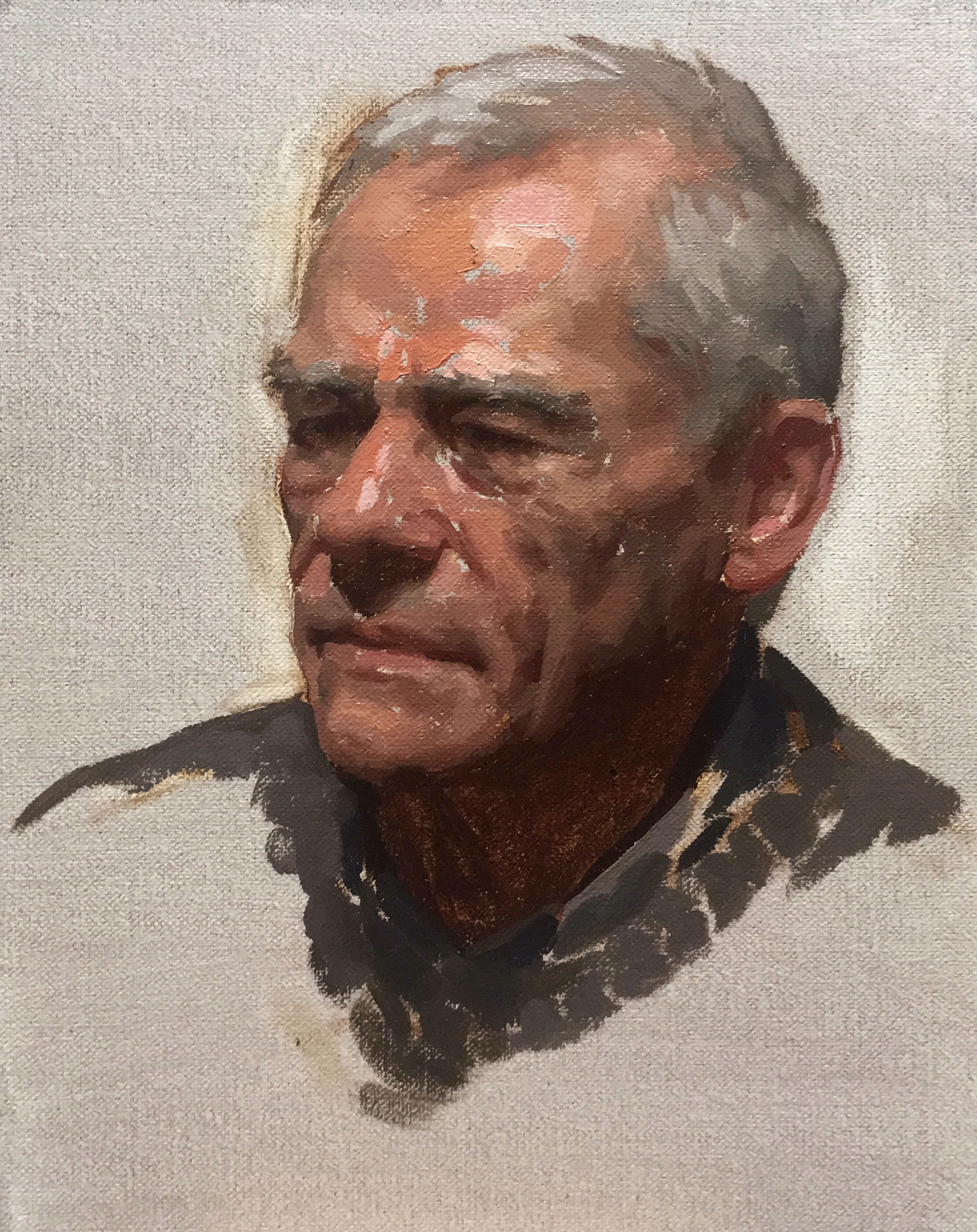   Michel,  oil on canvas on panel 