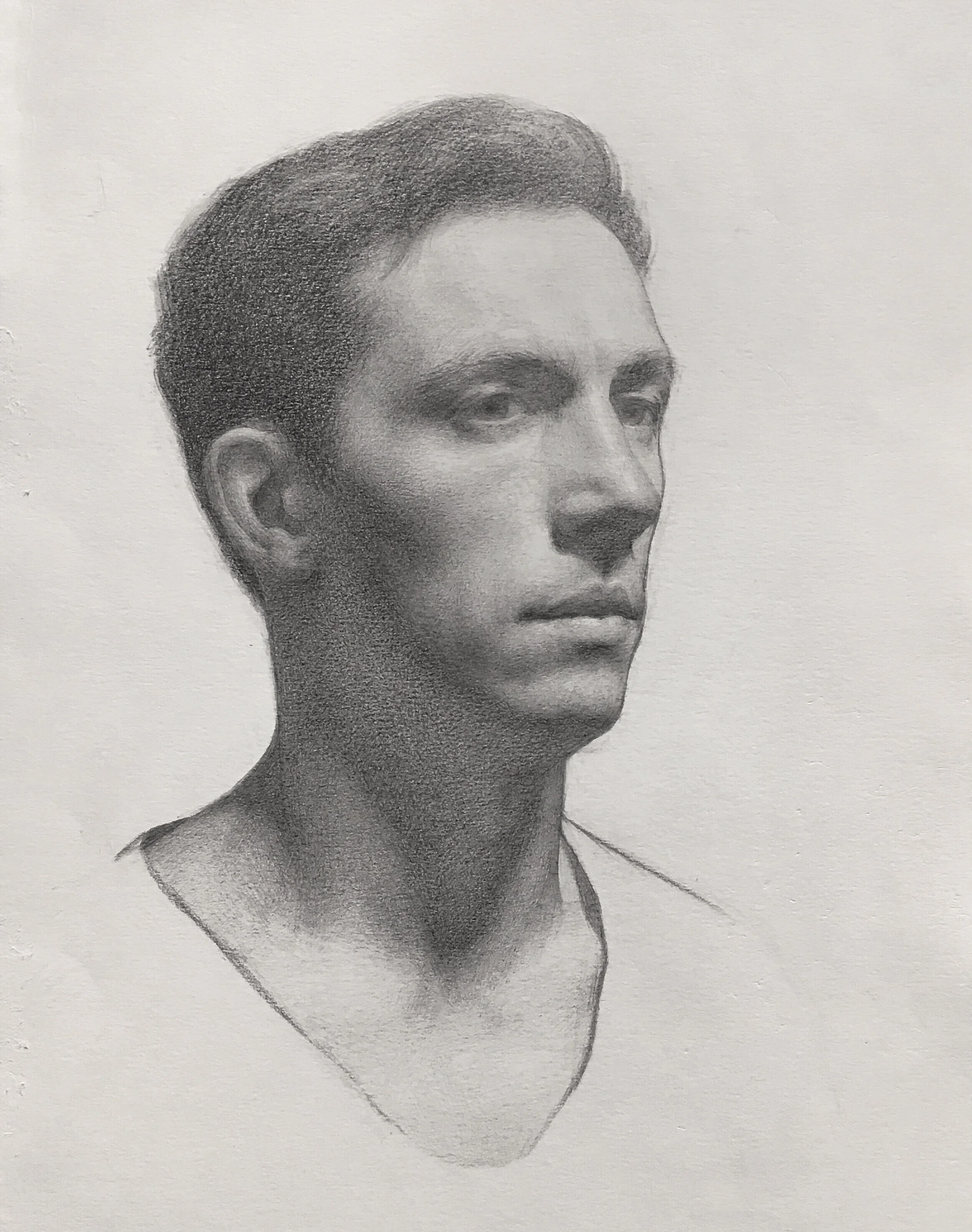   Michael I,  graphite on paper 