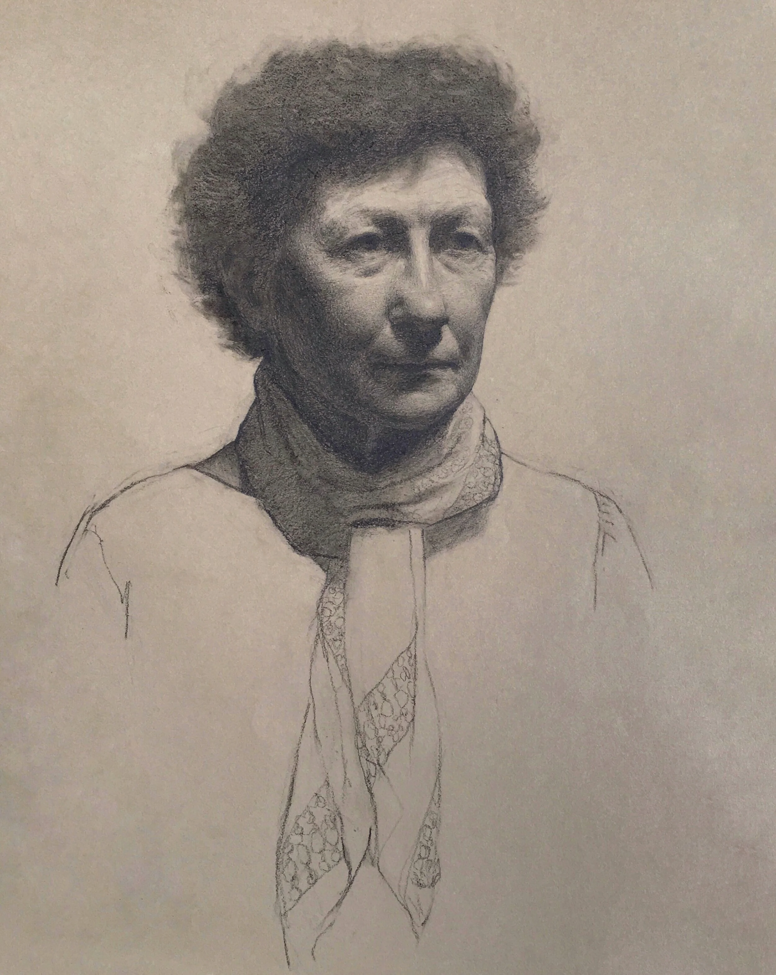   Sylviane,  graphite on paper 