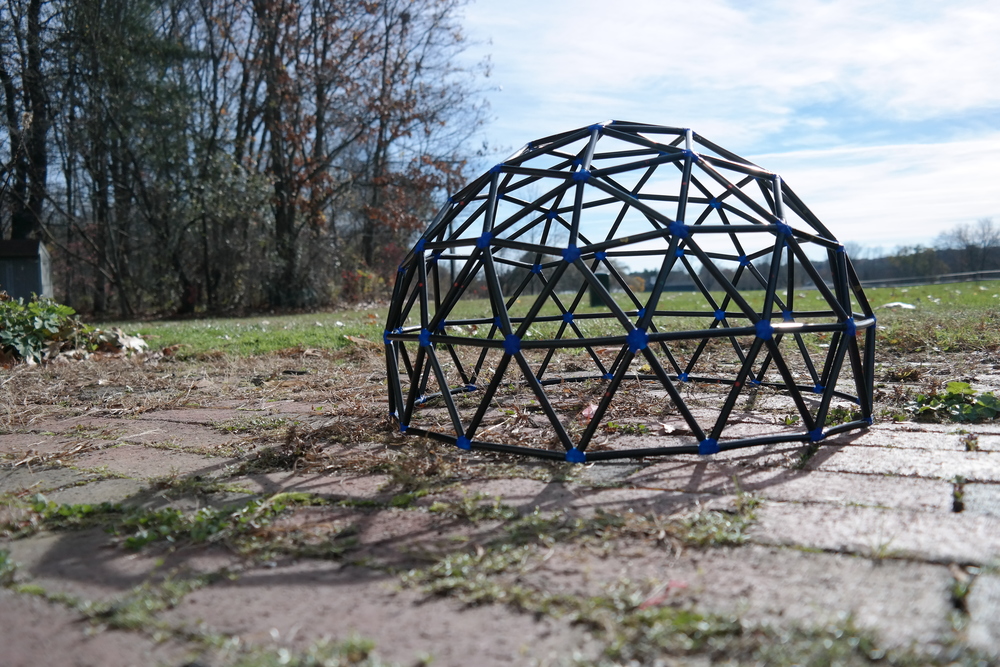 Finished 1.5' diameter dome!