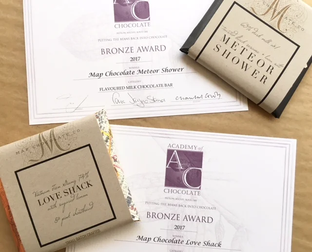 2017 Academy of Chocolate 2 Bronze awards