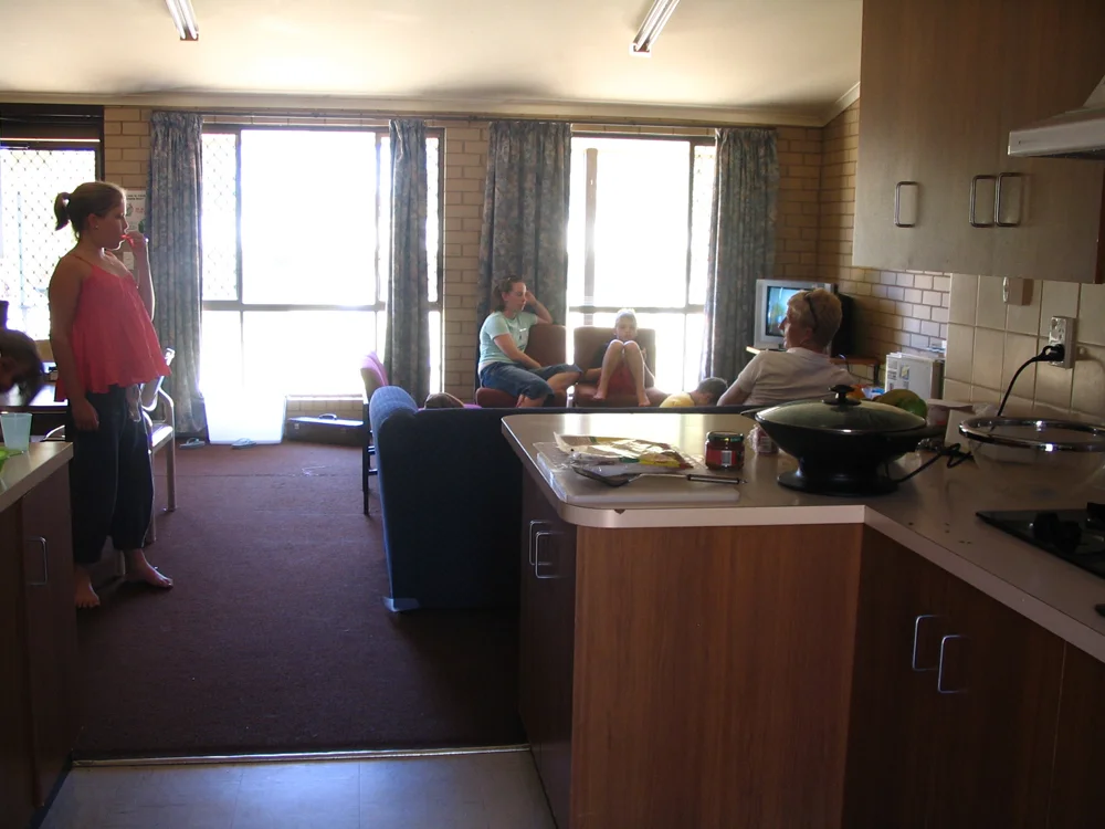 Cottage dining area/living room