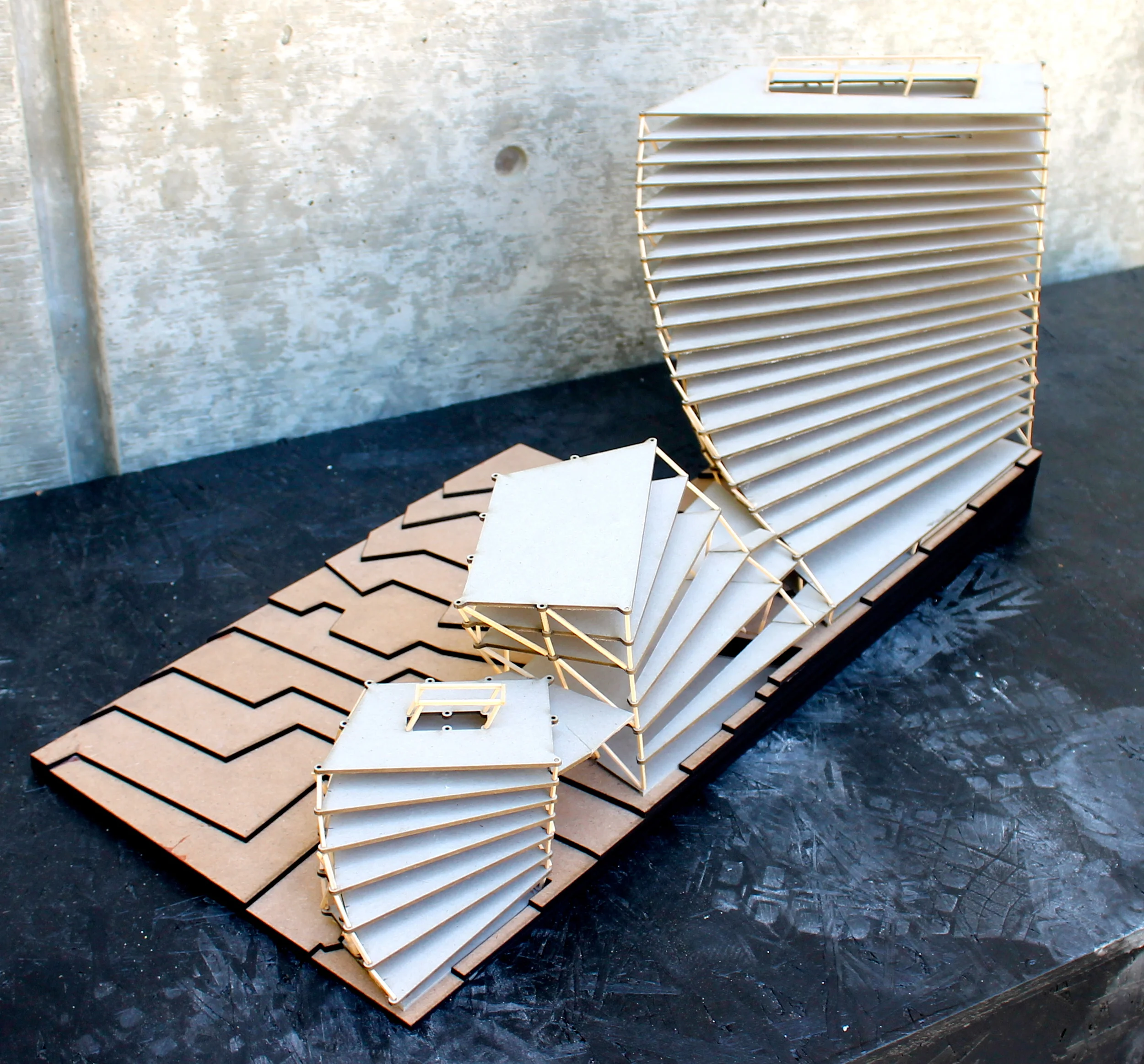  MASSING MODEL - SOUTH FACADE 