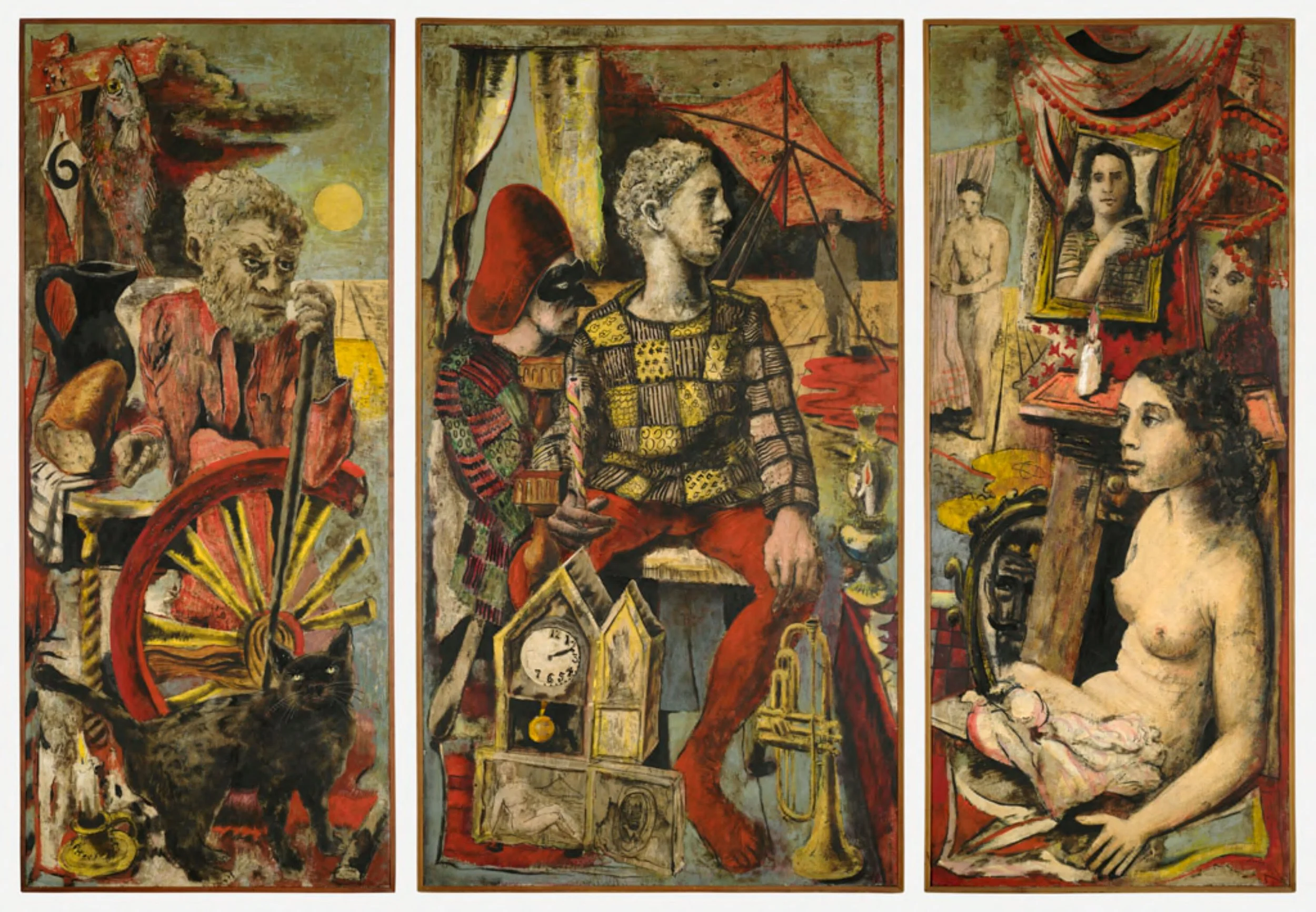 Melancholia (triptych) 1946