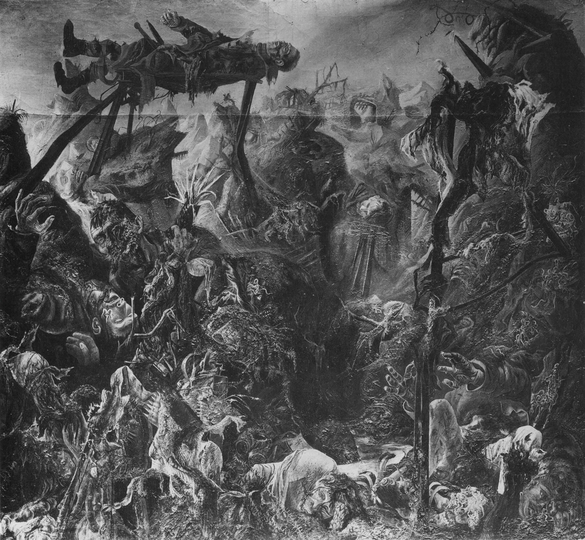 The Trench by Otto Dix (1920-23).