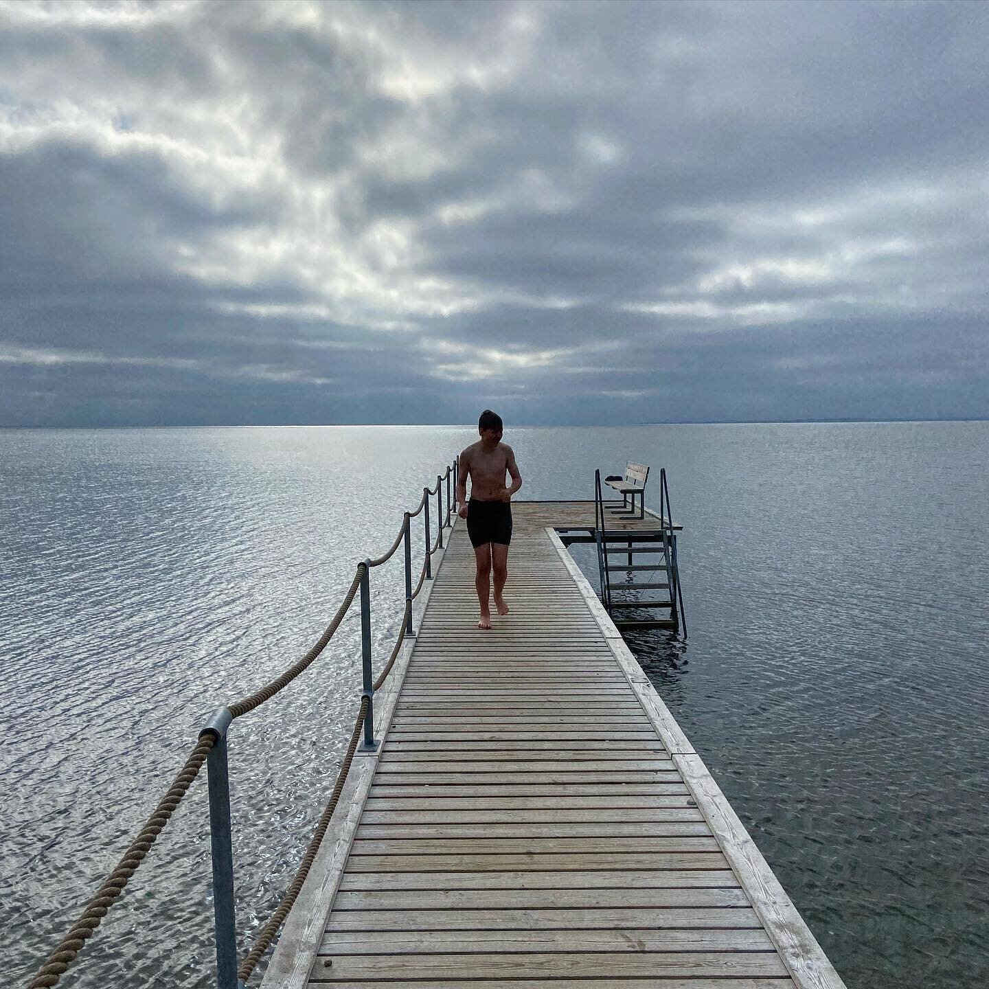 First swim of the summer. ❄️