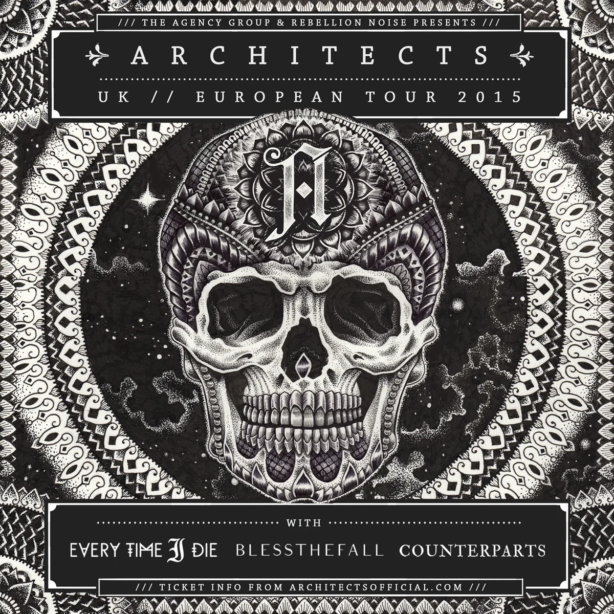 Architects - UK//Europe Tour 2015