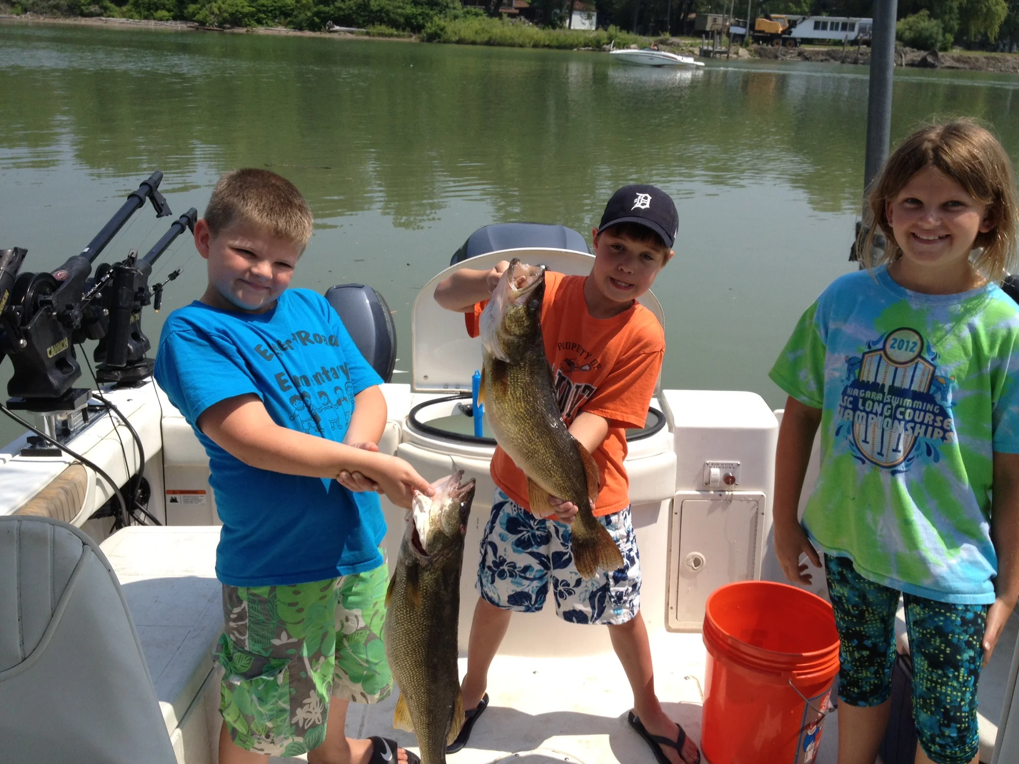 Our first walleyes