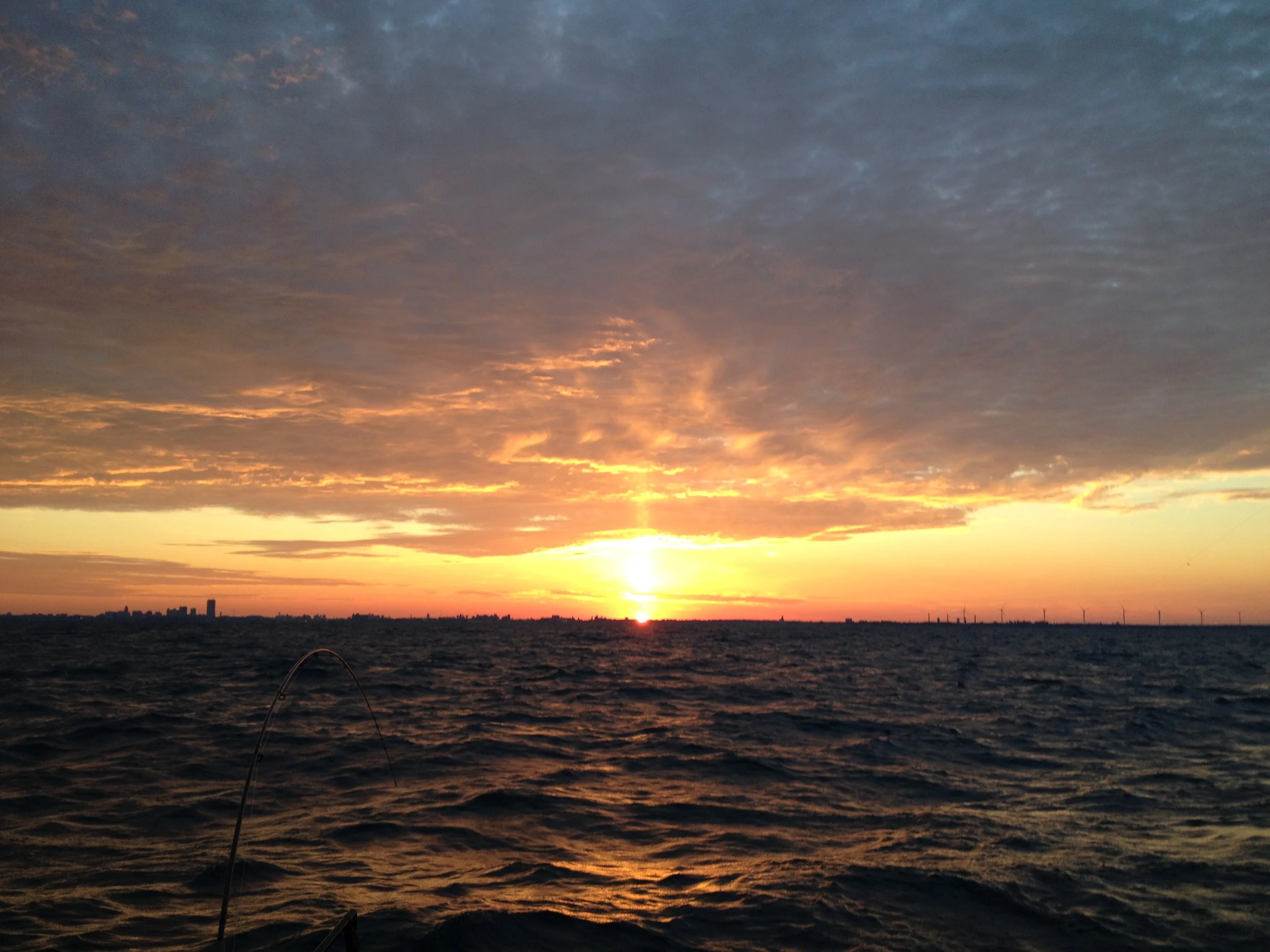 Sunrise over Buffalo - (c) 2014 Steel Leader Guide Services, LLC 