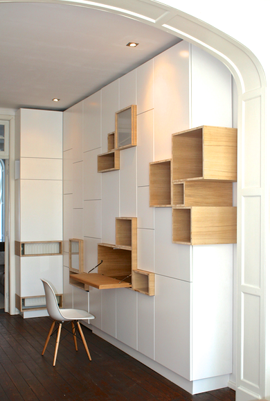 © Design Filip Janssens - Custom made desk cabinet ANTWERP 2008
