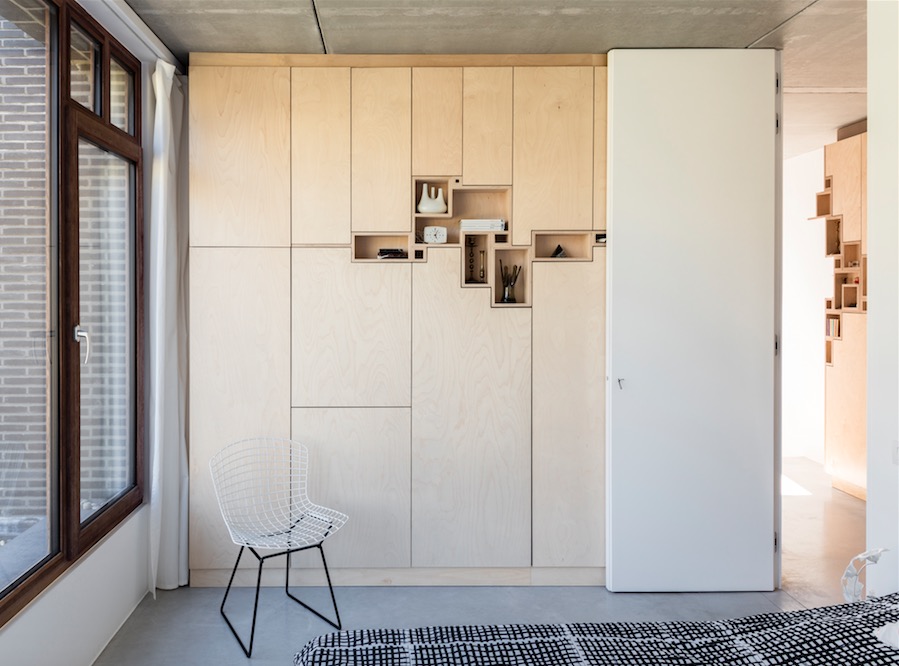 © Design Filip Janssens - Custom made cabinet bed room