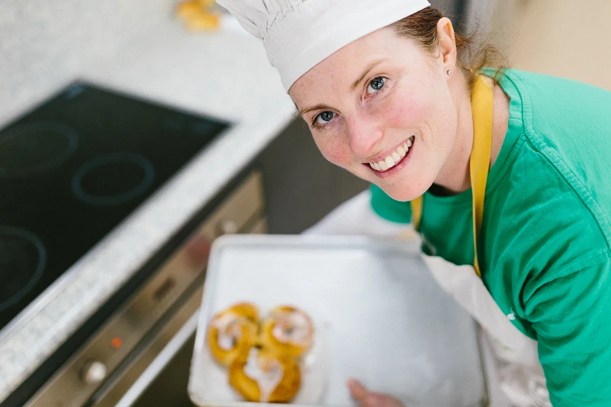 The kids in deanne’s class cooking up a storm and a danish in the itsy bitsy chef kitchen