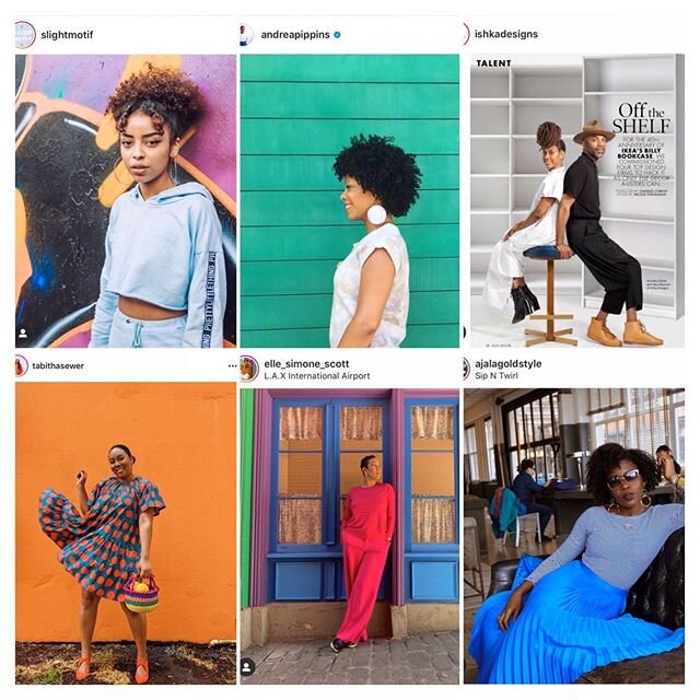 In a bid to become a better ally for the Black community I&rsquo;m giving up some space to these incredibly talented Black creatives today. Some lesser known than others but all deserving of a mention and a follow.  @andreapippins @ishkadesigns @tabi