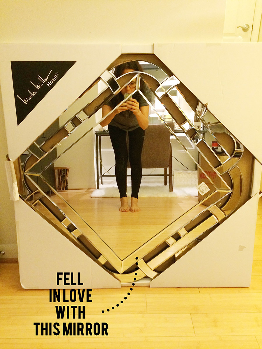 Nicolle Miller wall mirror - HomeGoods