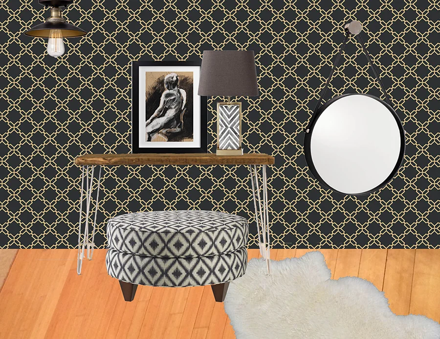 One Room Challenge - Chic Foyer Week 3