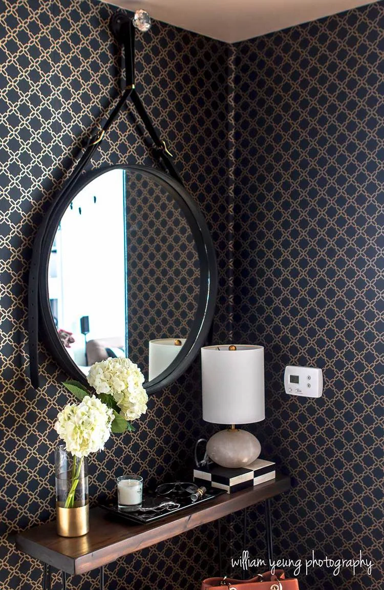 CHIC GLAM FOYER - ONE ROOM CHALLENGE