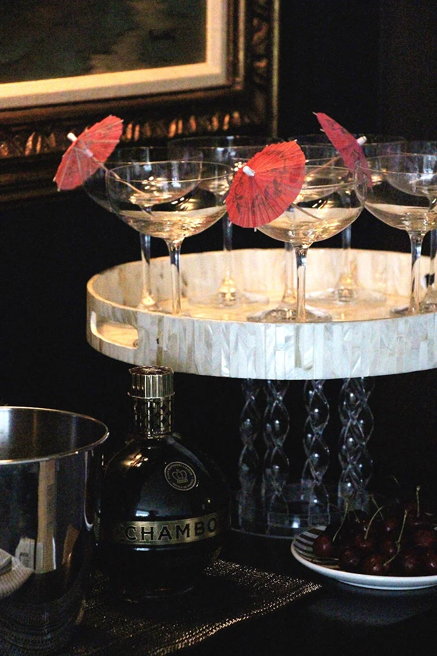 Bubbly bar set up