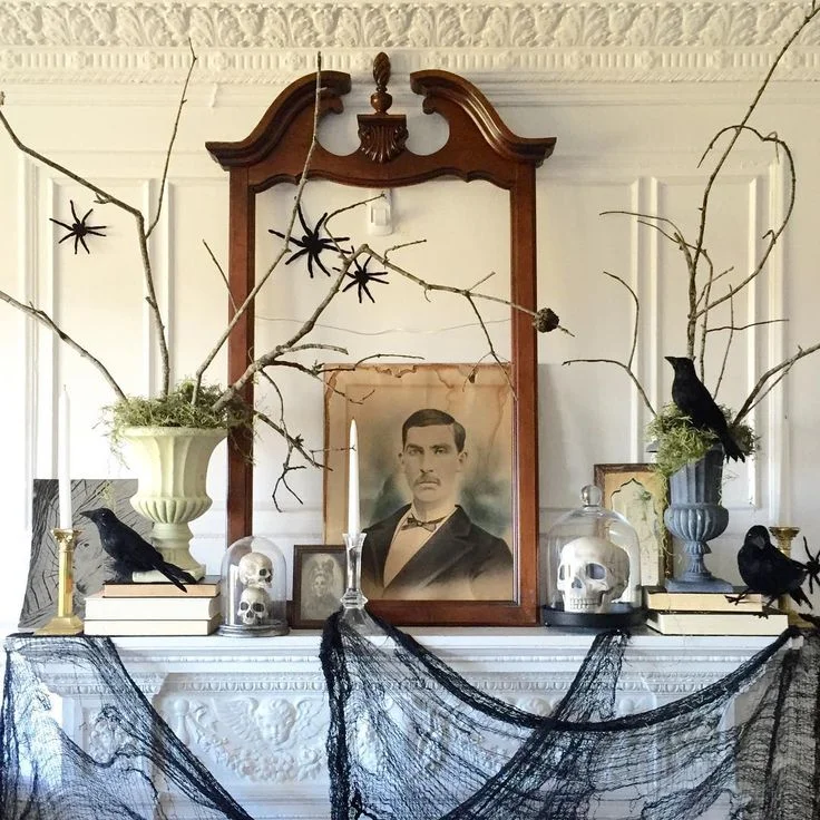 Fabulous mantel decor by Design Dare Devil