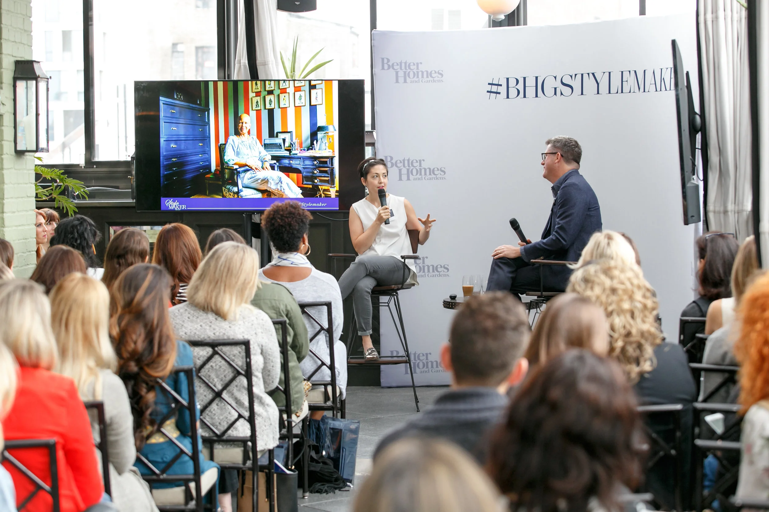 Grace Bonney from @DesignSponge sharing her magic with us. If you haven't gotten a copy of her latest book "In the company of women" get it now! It's incredibly inspiring.