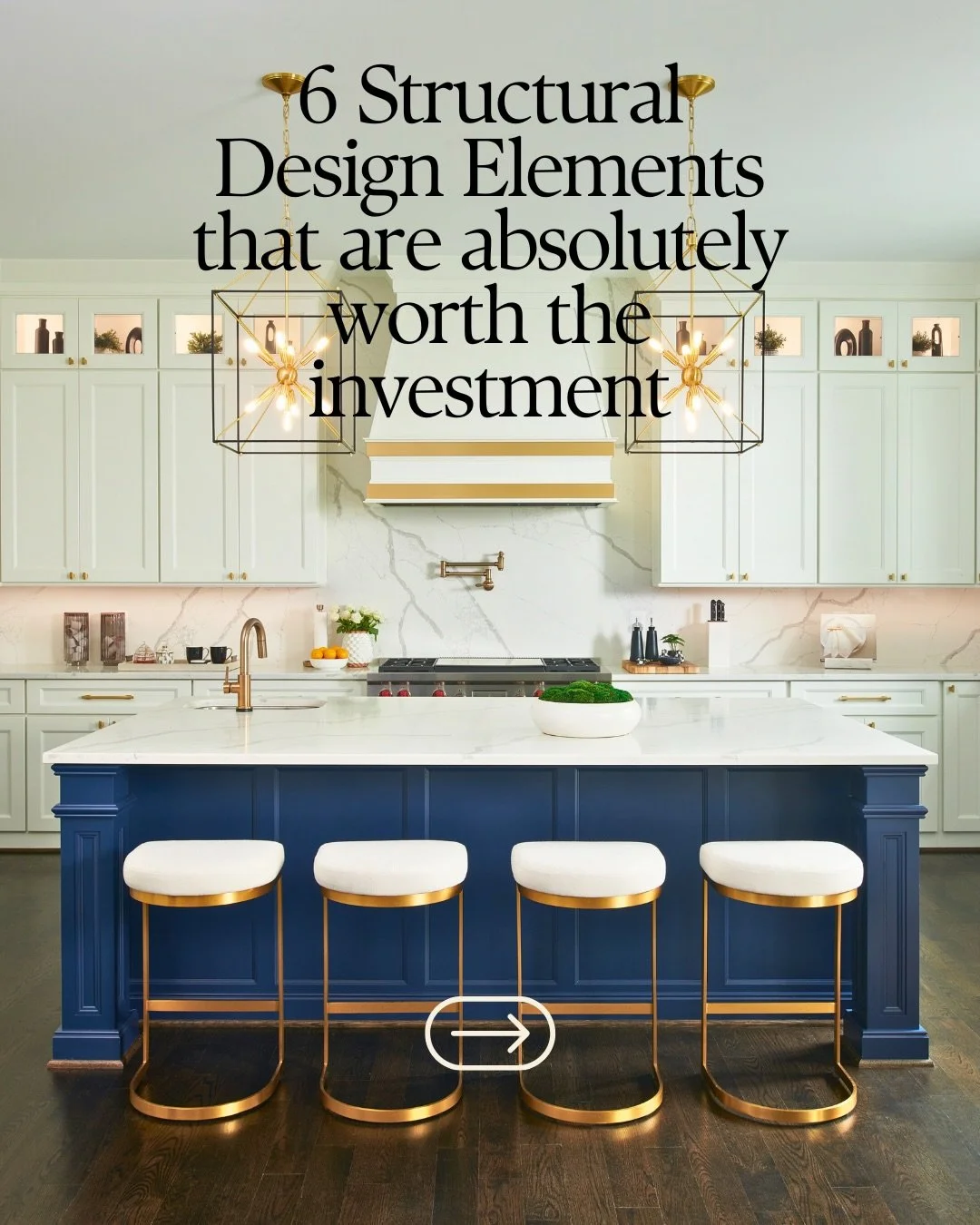 Building a new home or considering a renovation requires you to make 1000 decisions and prioritize those spaces and elements what last and are worth the investment ✨

Here are my 6 TOP Structural Design Elements that are absolutely a game changer for