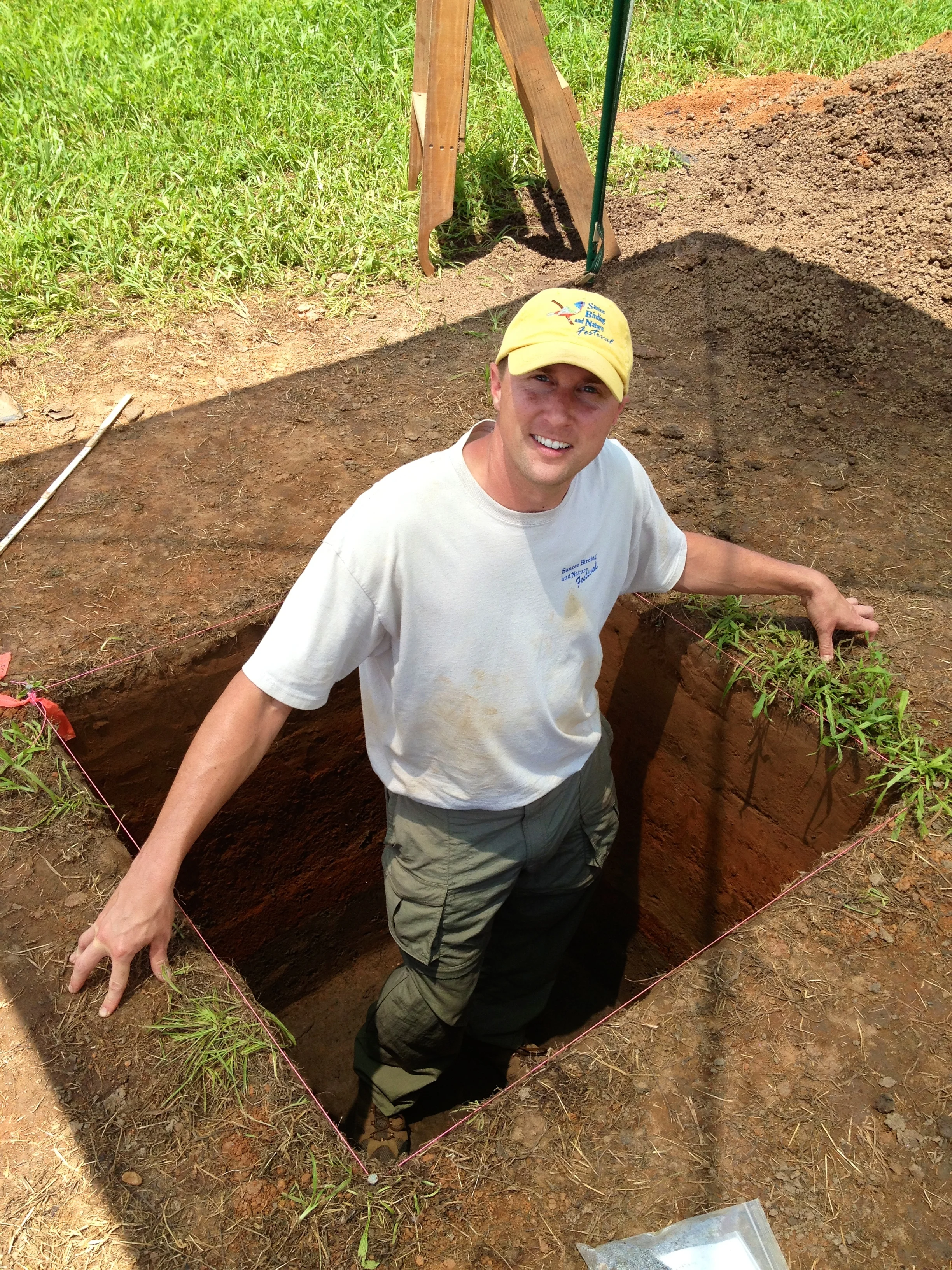 Archaeology dig in the southeastern US