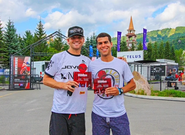 Good buddy, and EC athlete, Rob Mohr, made the podium in his AG with a 9:39 (in his 2nd IM ever).