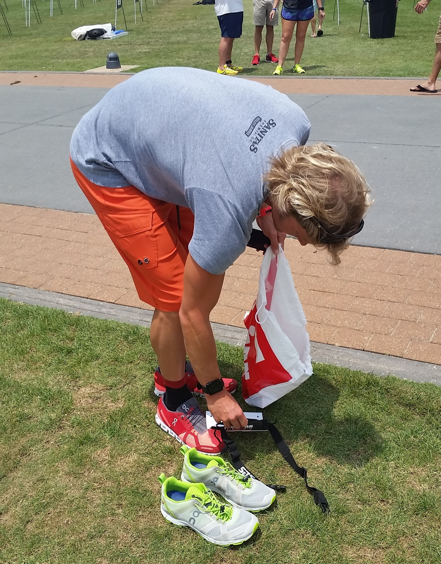 Checking the T2 Bag. I allow myself to go through it twice. Then move on.