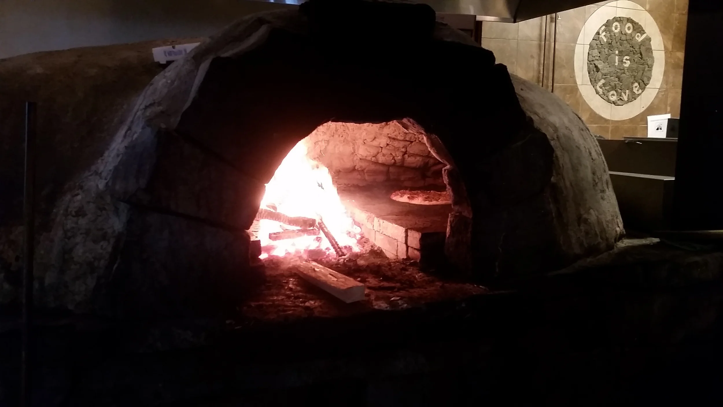 Friday dinner included a trip to CreekBread Pizza; an awesome spot with this impressive pizza oven.