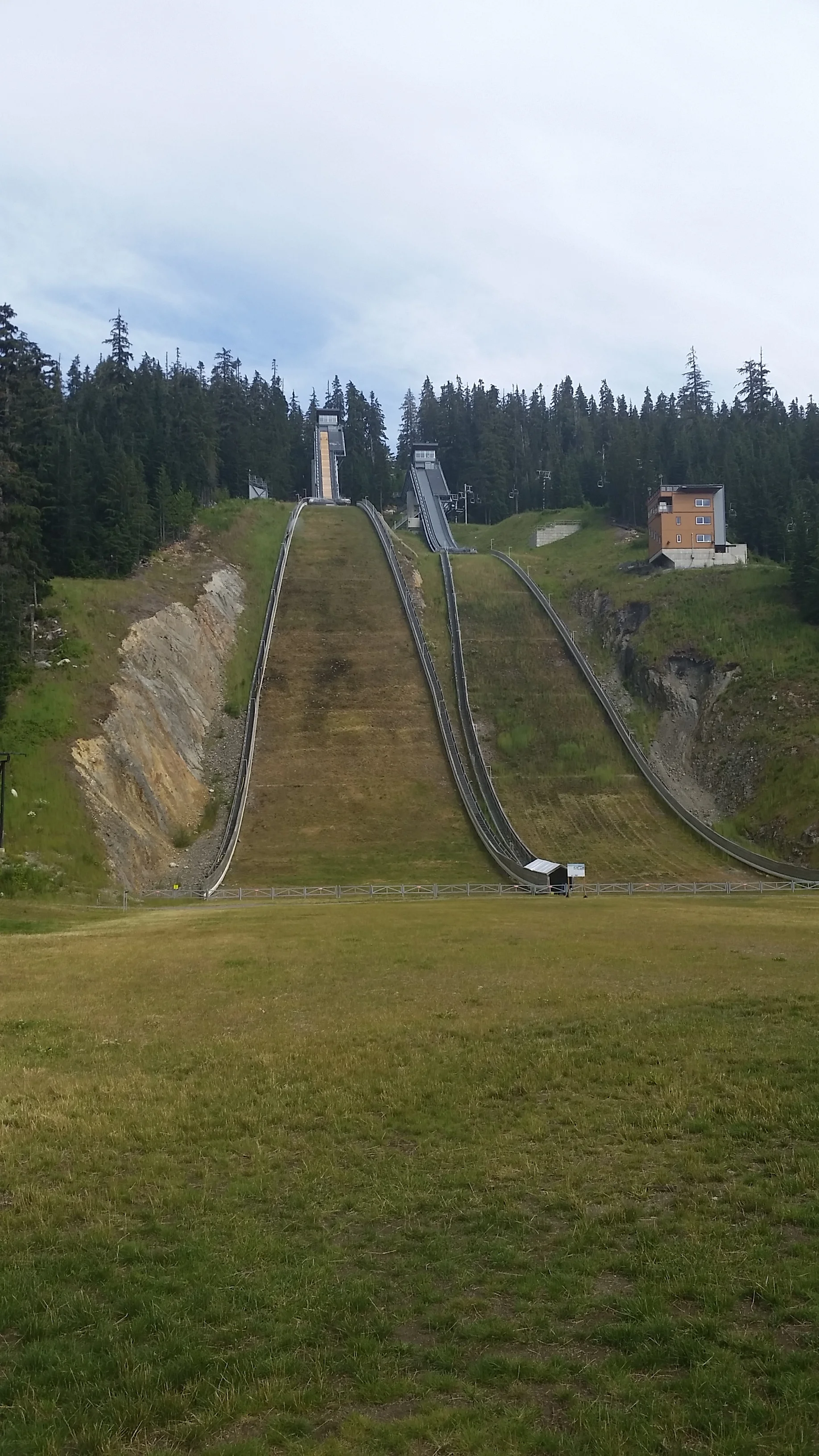 Ski jumping venue from the 2010 Olympics.
