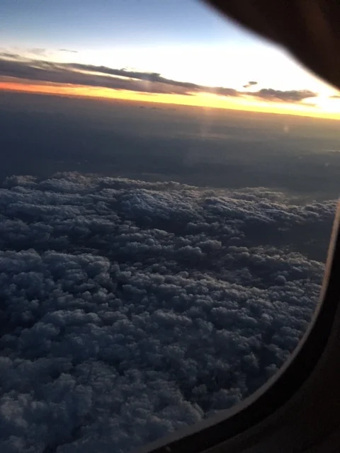 The airline sunset photo is a bit overdone, but it was a cool one as we headed into Atlanta on Wednesday evening.