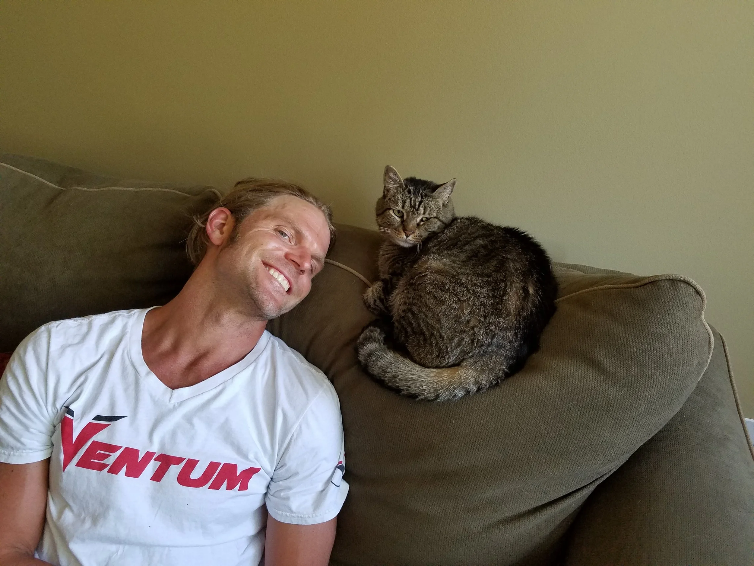 Post race with Leo.