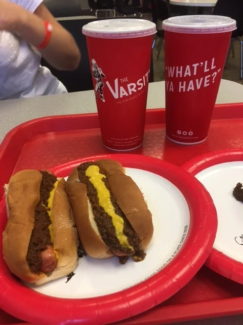 We headed back to Atlanta and stopped at Varsity; a famous hot dog spot near downtown and Georgia Tech.