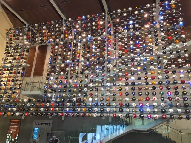 Lot of helmets.
