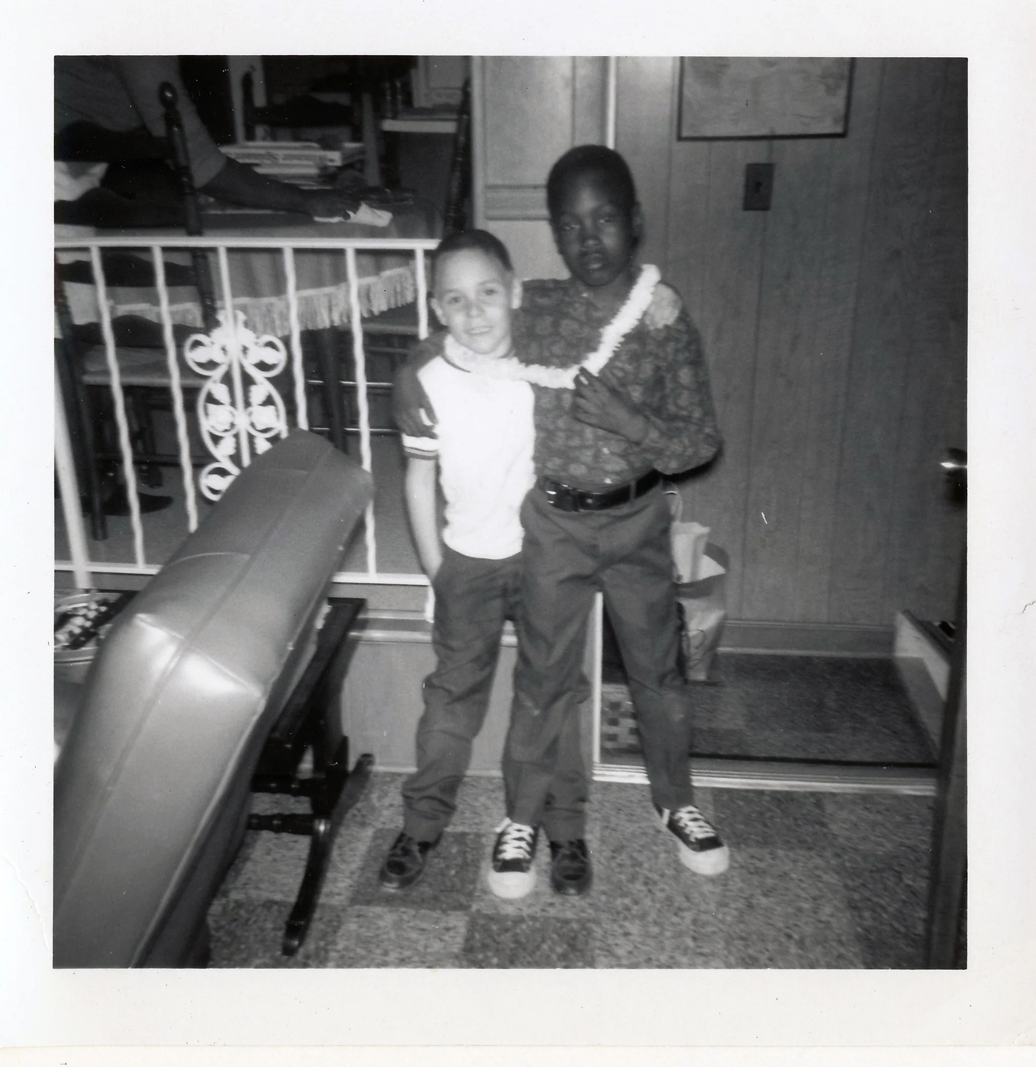 Petey and Cliff at our house in Glen Rock.