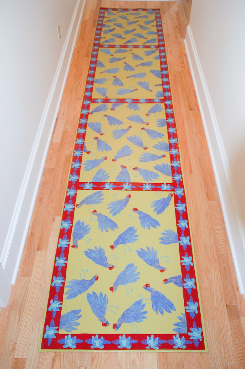 Ann's Hallway of Chickens