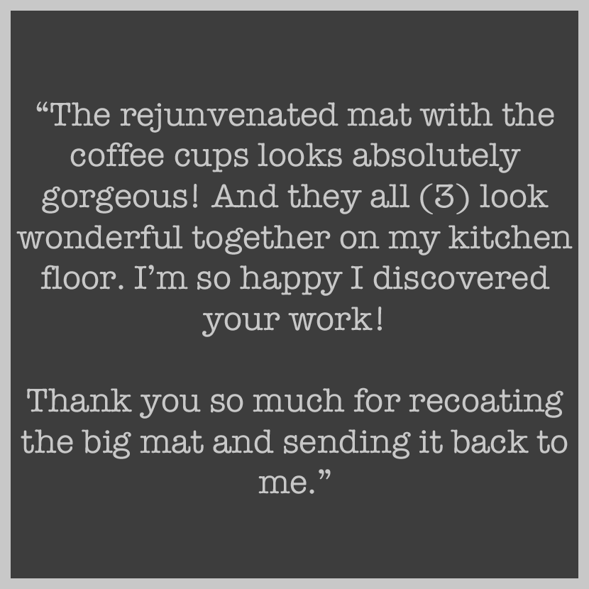From Julie...