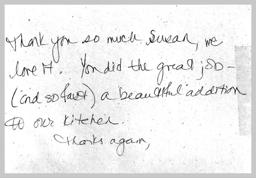 From Anne...