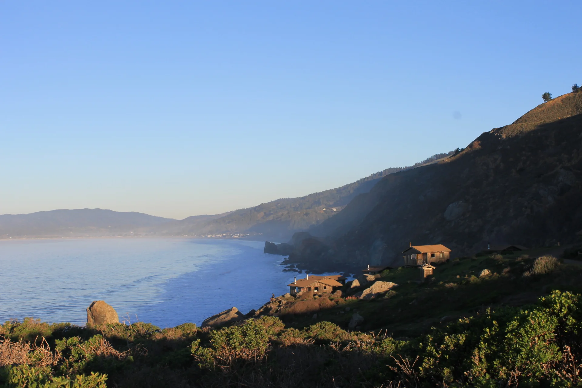 Steep Ravine at sunrise