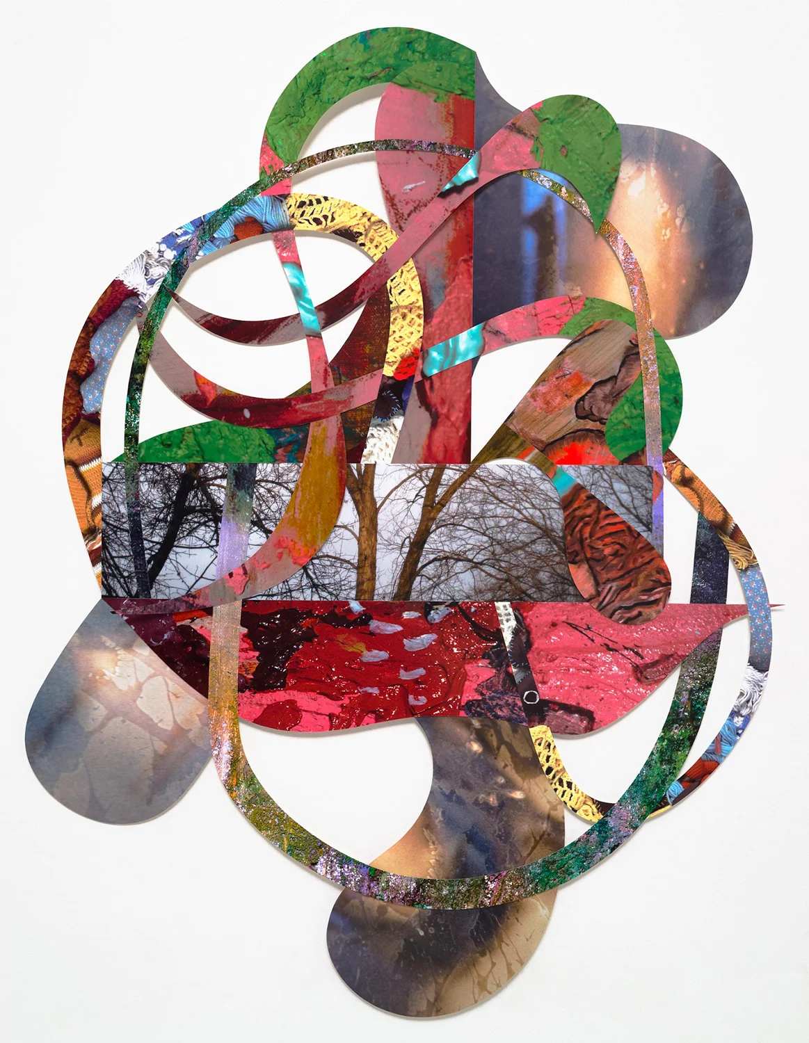  Between in between, 2013  cut-up inkjet prints  29 x 22 inches 