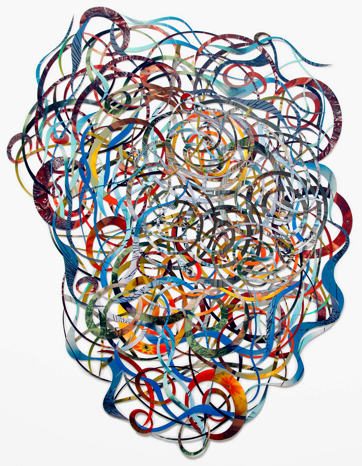  Quite a lot, 2012  cut-up inkjet prints  42 x 31.5 inches 