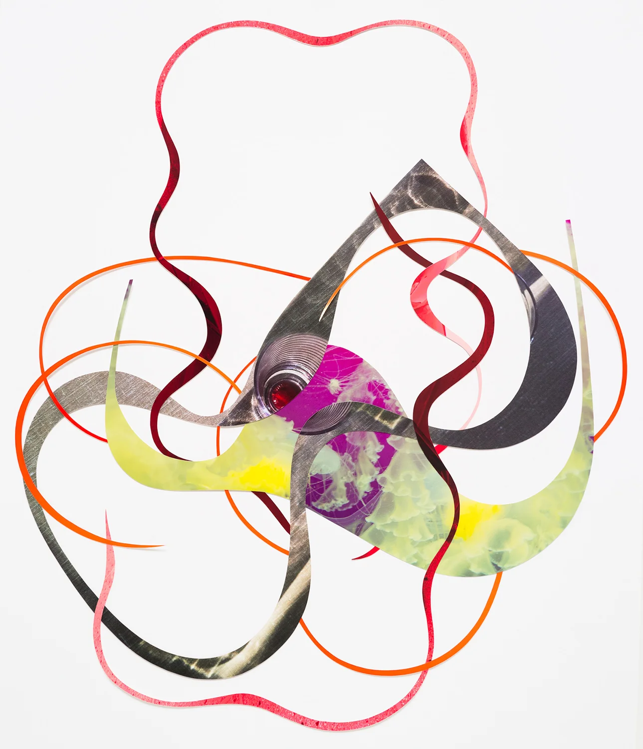  Overlapping progression, 2013  cut-up inkjet prints  21 x 17.5 inches 