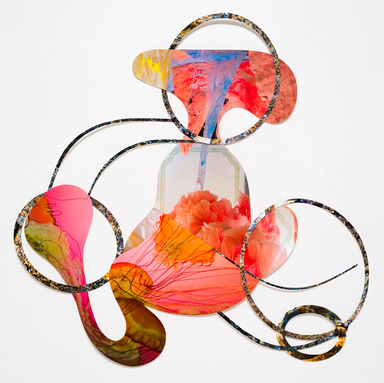  Feverish follies, 2013  cut-up inkjet prints  26 x 26 inches 